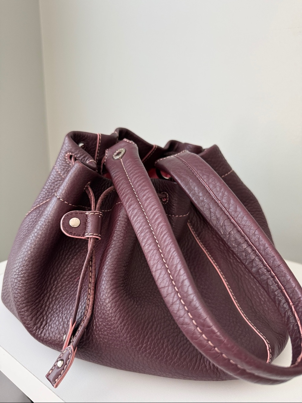 Cole Haan Leather bucket bag - Picture 2 of 9
